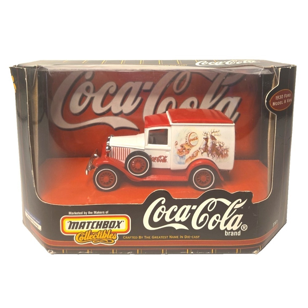 Matchbox Collectibles Coca-Cola 1930 Ford Model A Van Diecast‎ w/ Box